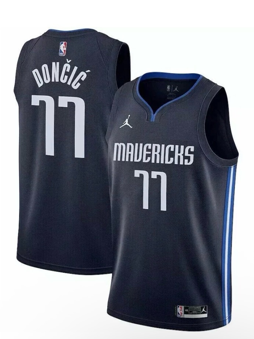 Jordan Dallas Mavericks Luka Dončić #77 Statement Swingman Jersey XXL/56